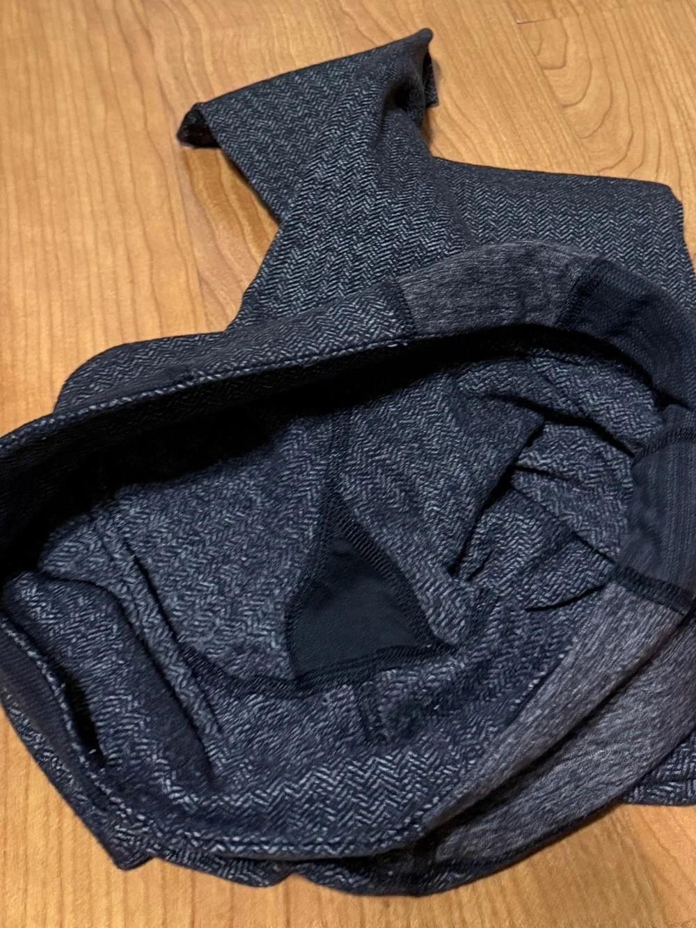 lululemon athletica Herringbone Cropped Leggings Gray/Black Size 4